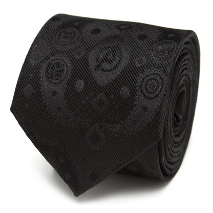 Marvel Avengers Paisley Icons Print Black Tie