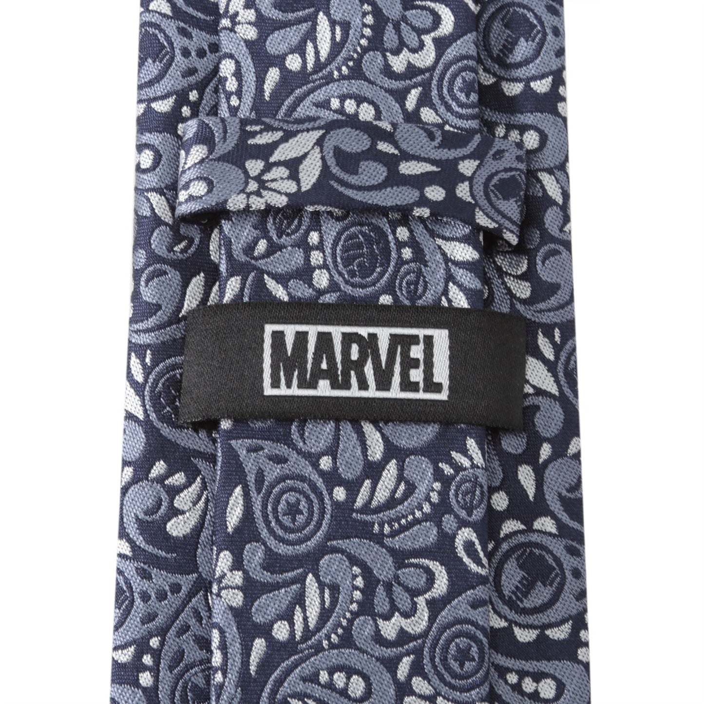 Marvel Avengers Paisley Icons Navy Men's Tie