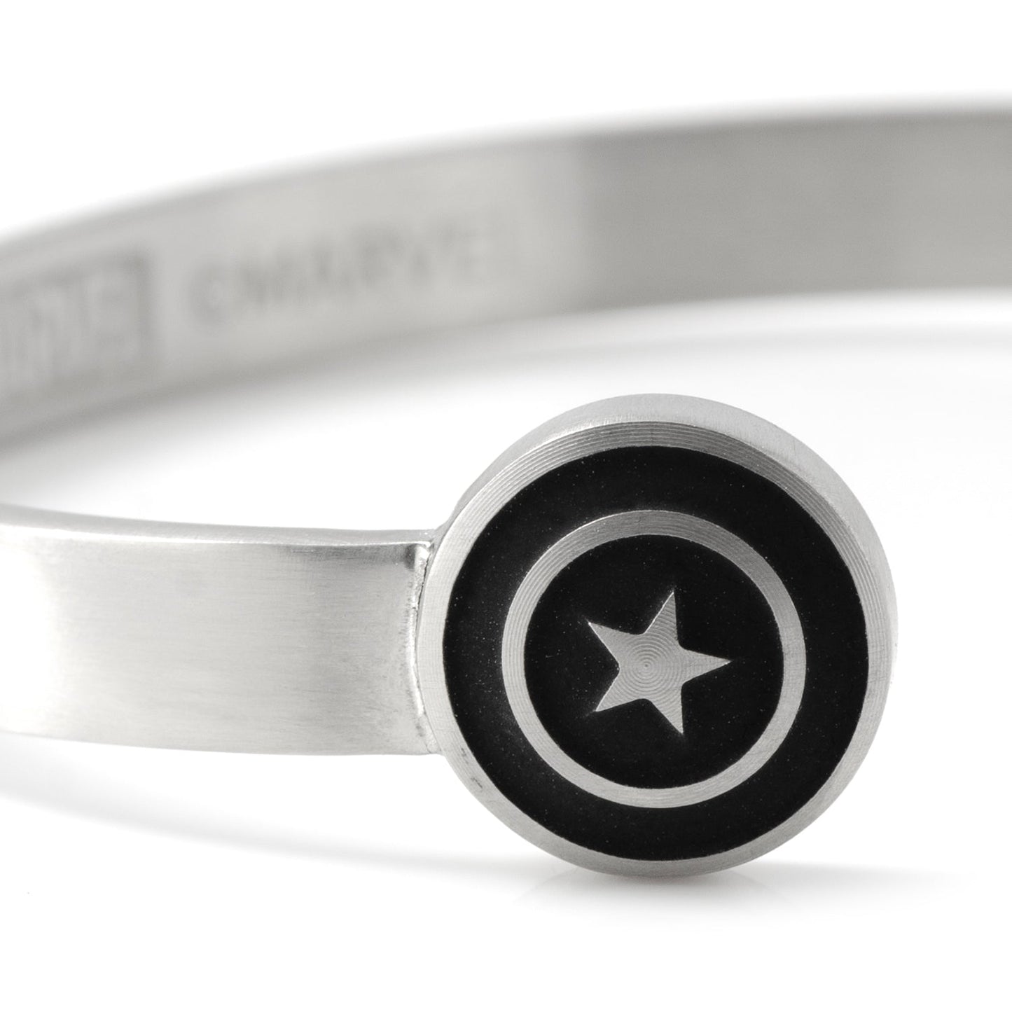 Marvel Captain America Stainless Steel Cuff Bracelet