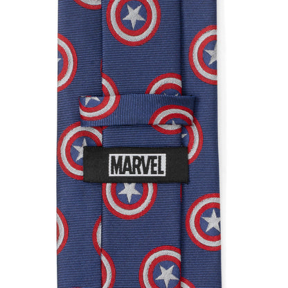Marvel Captain America Hidden Message Blue Men's Tie