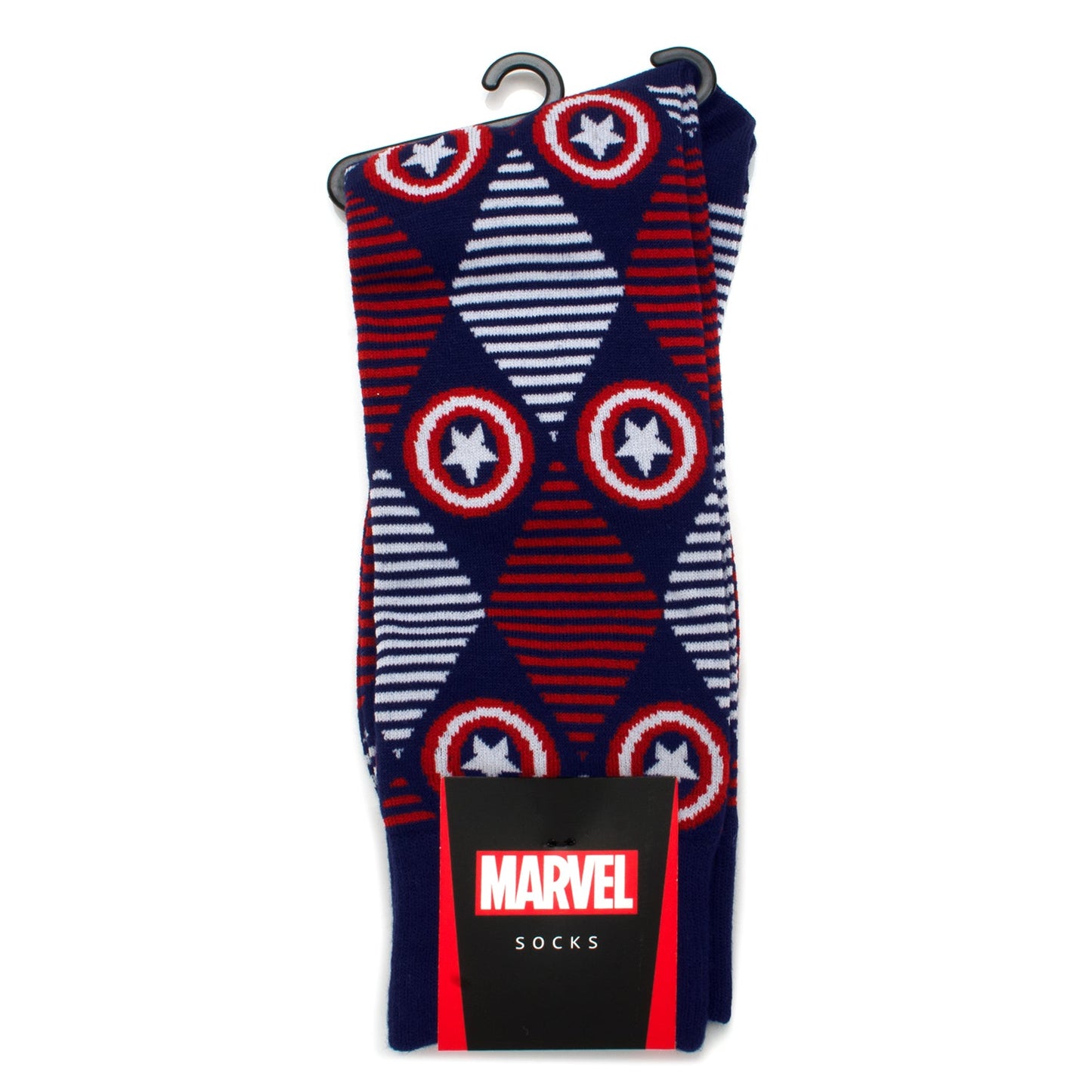 Marvel Captain America Navy Argyle Stripe Gift Set