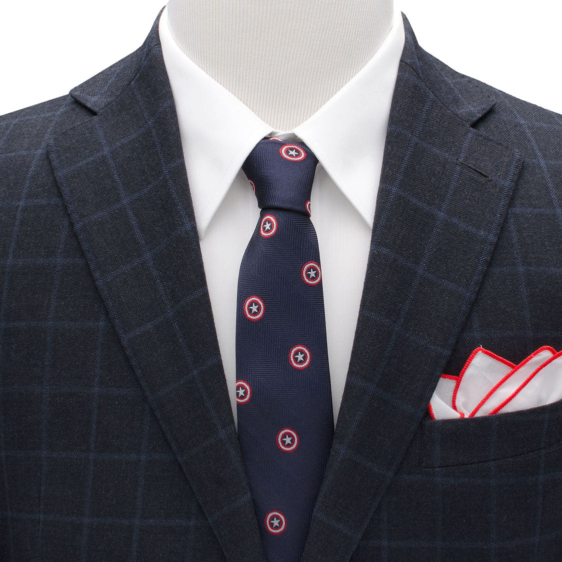 Marvel Captain America Navy Tie