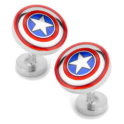 Marvel Captain America Cufflinks and Tie Bar Gift Set