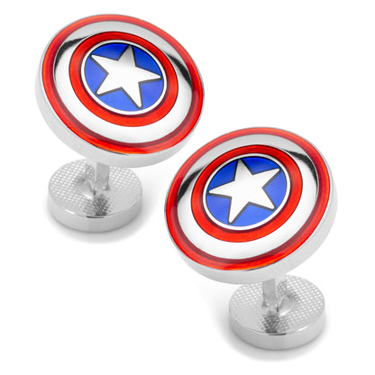 Marvel Avengers Captain America Shield Cufflinks