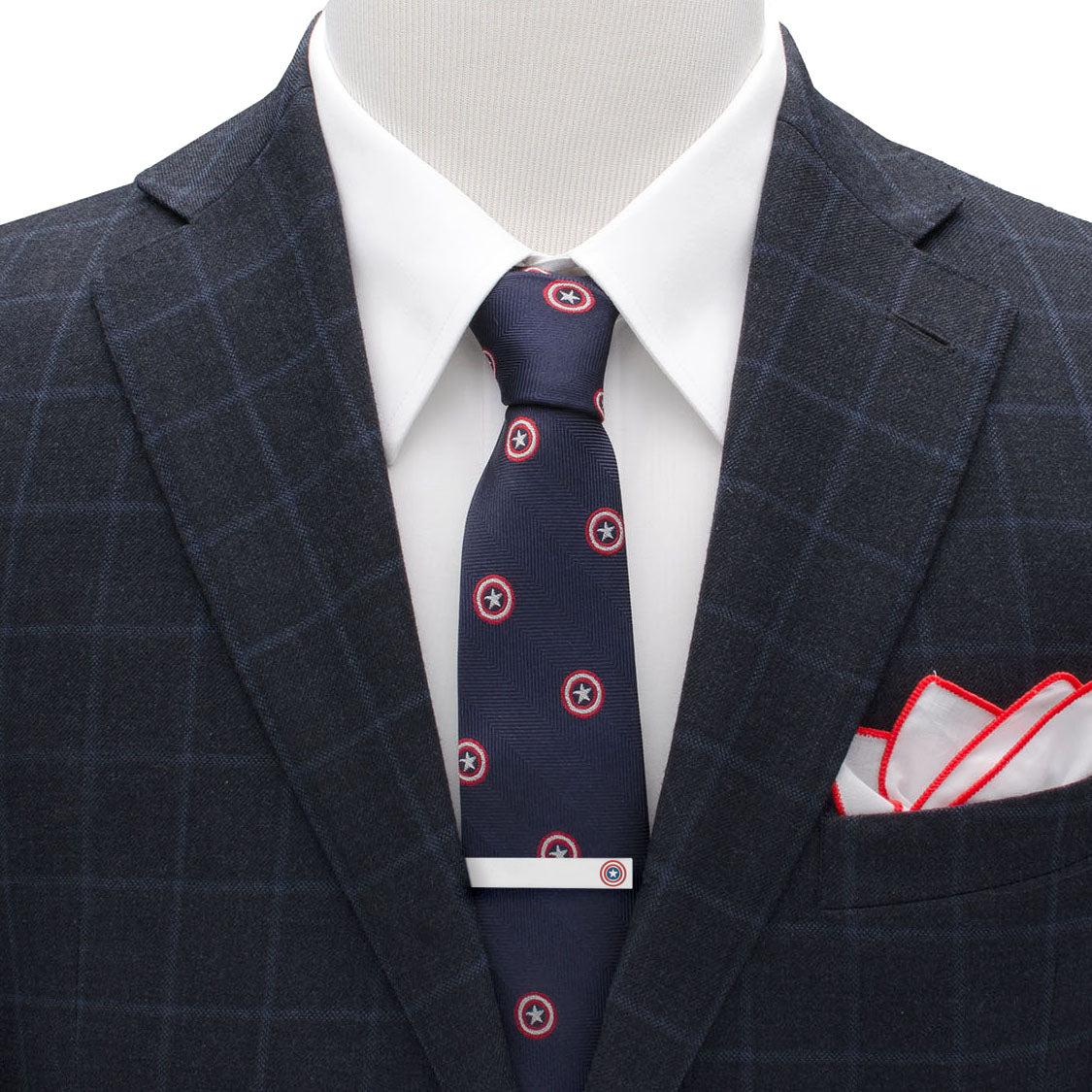 Marvel Captain America Shield Tie Bar