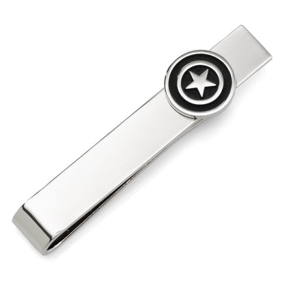 Marvel Captain America Silver Hidden Message Tie Bar