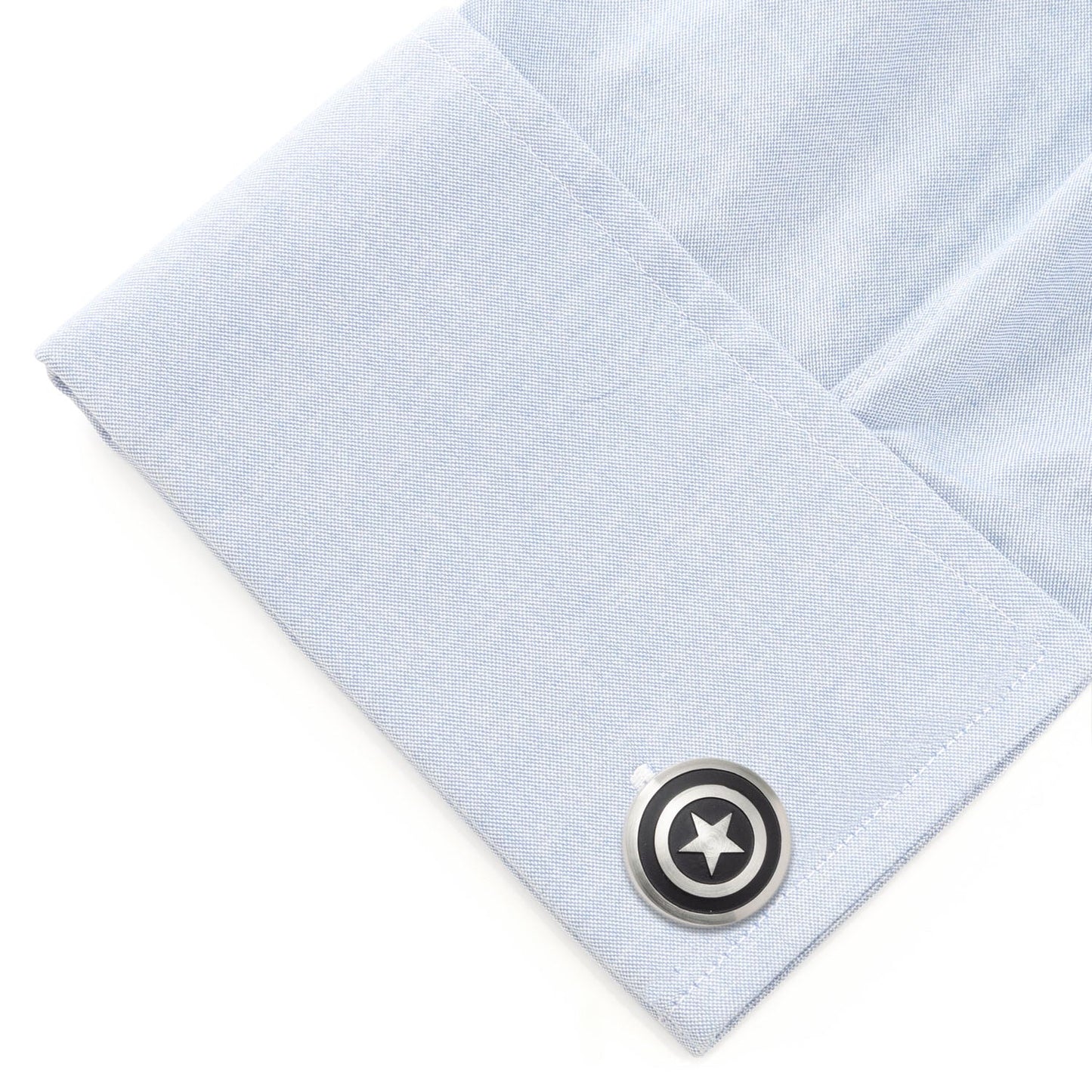 Marvel Captain America Shield Stainless Steel Cufflinks