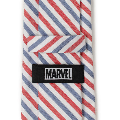 Marvel Captain America Striped White Men's Tie