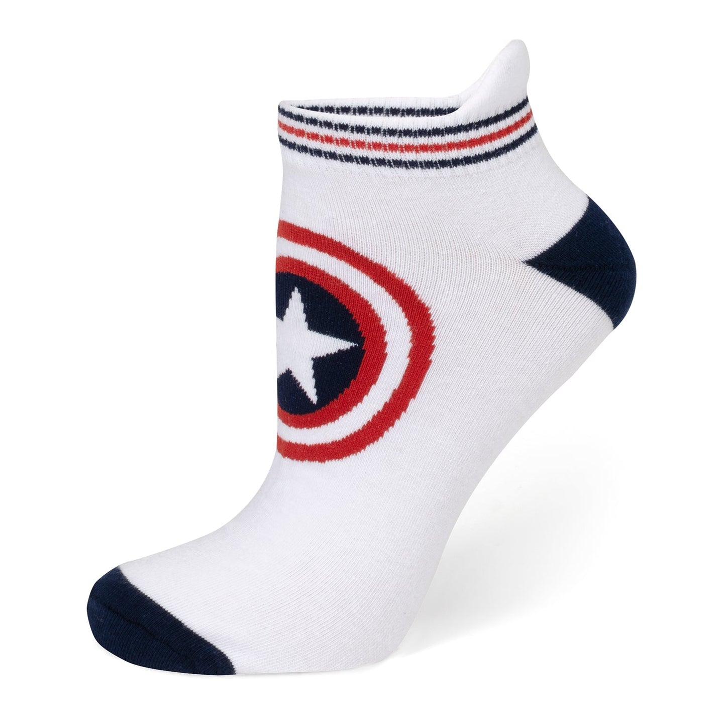 Marvel Captain America White Ankle Gift Set