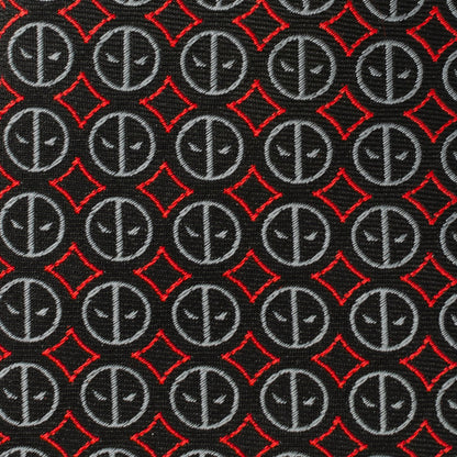 Marvel Deadpool Men's Black Tie