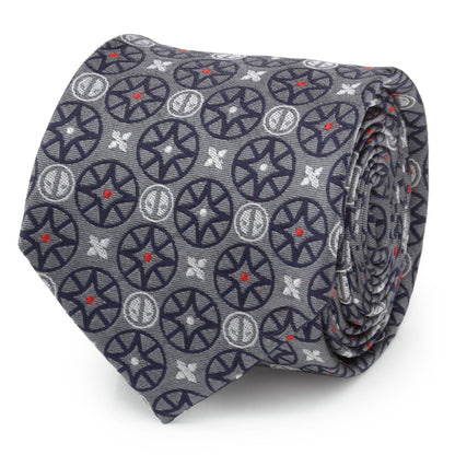 Marvel Deadpool Gray Men's Tie