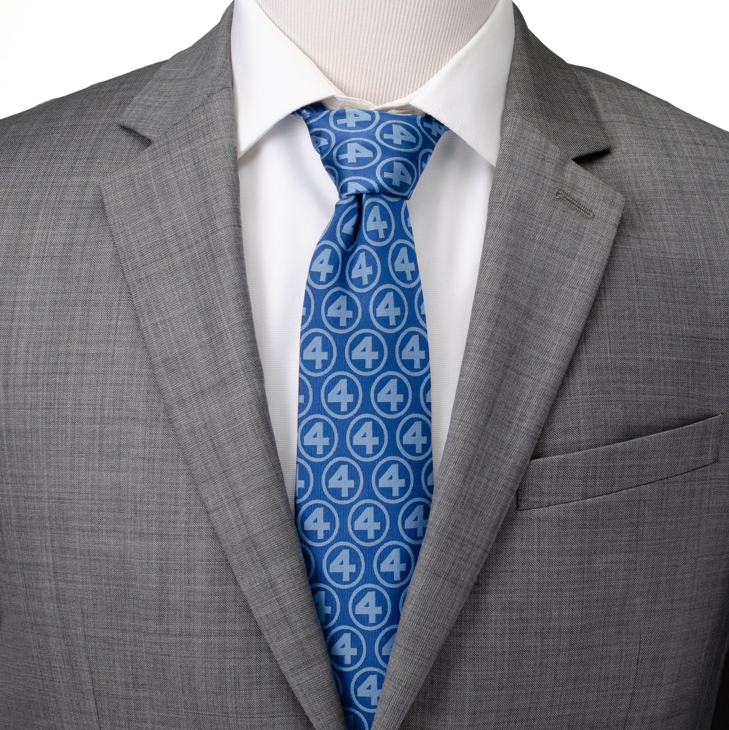 Marvel Fantastic Four Men's Blue Tie