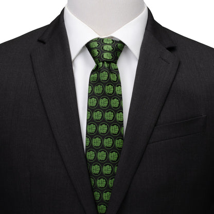 Marvel Hulk Black Men's Tie