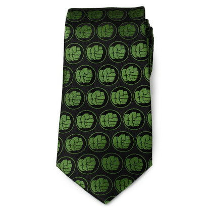 Marvel Hulk Black Men's Tie