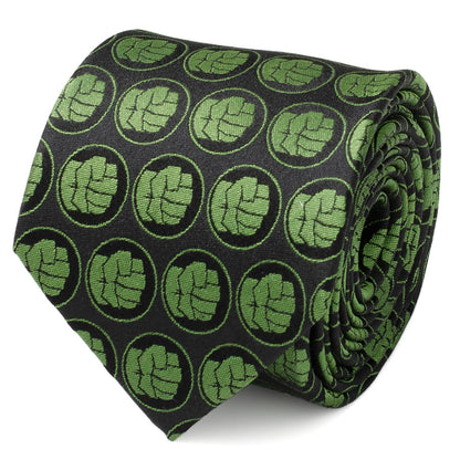 Marvel Hulk Black Men's Tie