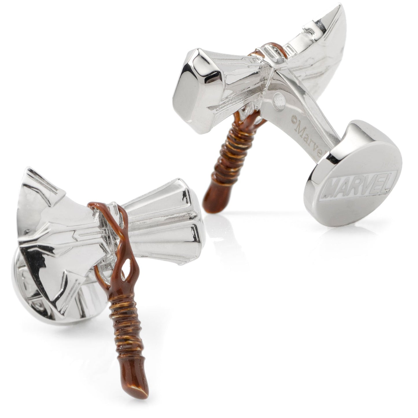 Marvel Thor Stormbreaker Silver Cufflinks