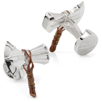 Marvel Thor Stormbreaker Silver Cufflinks