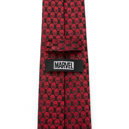 Marvel Spider-Man Mask Red Men's Tie
