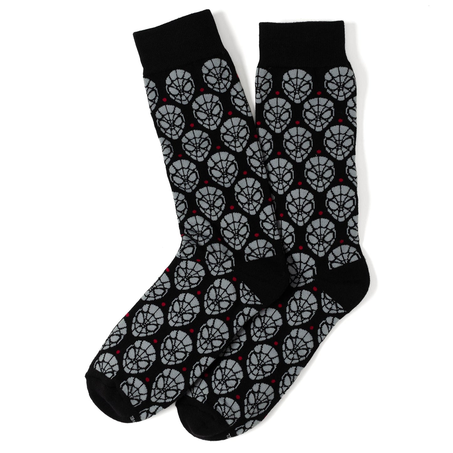 Marvel Spider-Man Dot 3 Pack Socks and Lapel Pin Gift Set