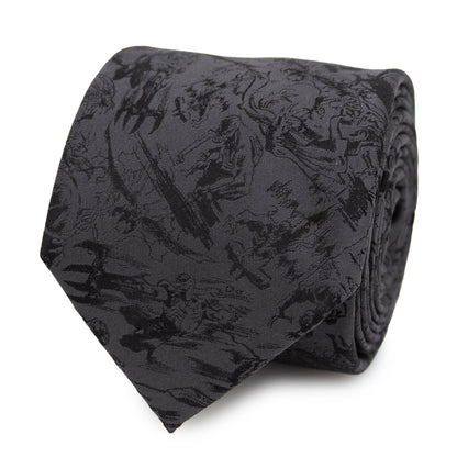 Marvel Venom Dark Gray Action Men's Tie