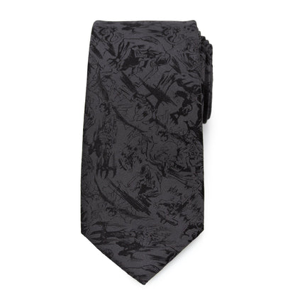 Marvel Venom Dark Gray Action Men's Tie
