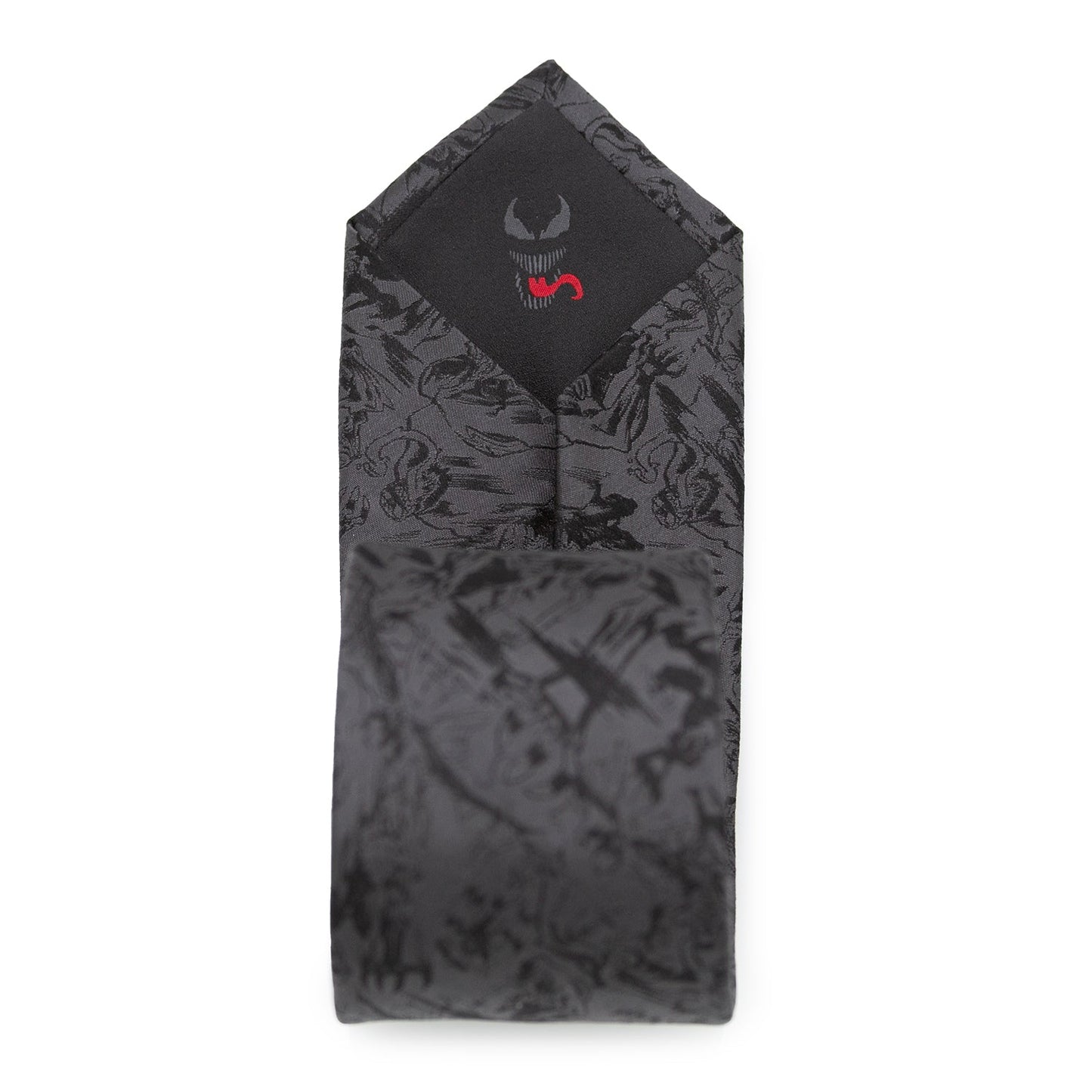 Marvel Venom Dark Gray Action Men's Tie