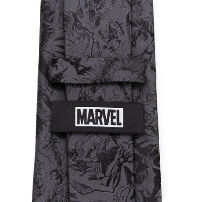 Marvel Venom Dark Gray Action Men's Tie