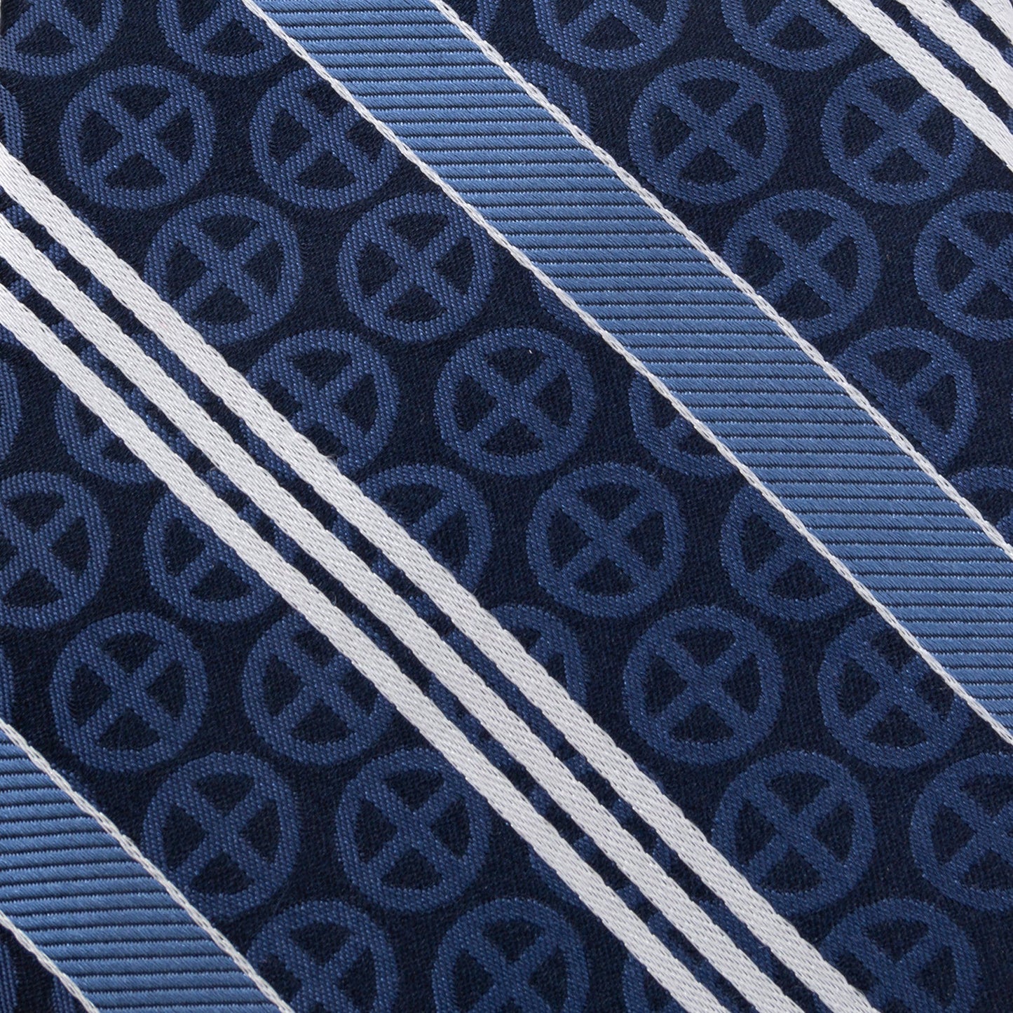 Marvel X-Men Symbol Navy Stripe Men's Tie