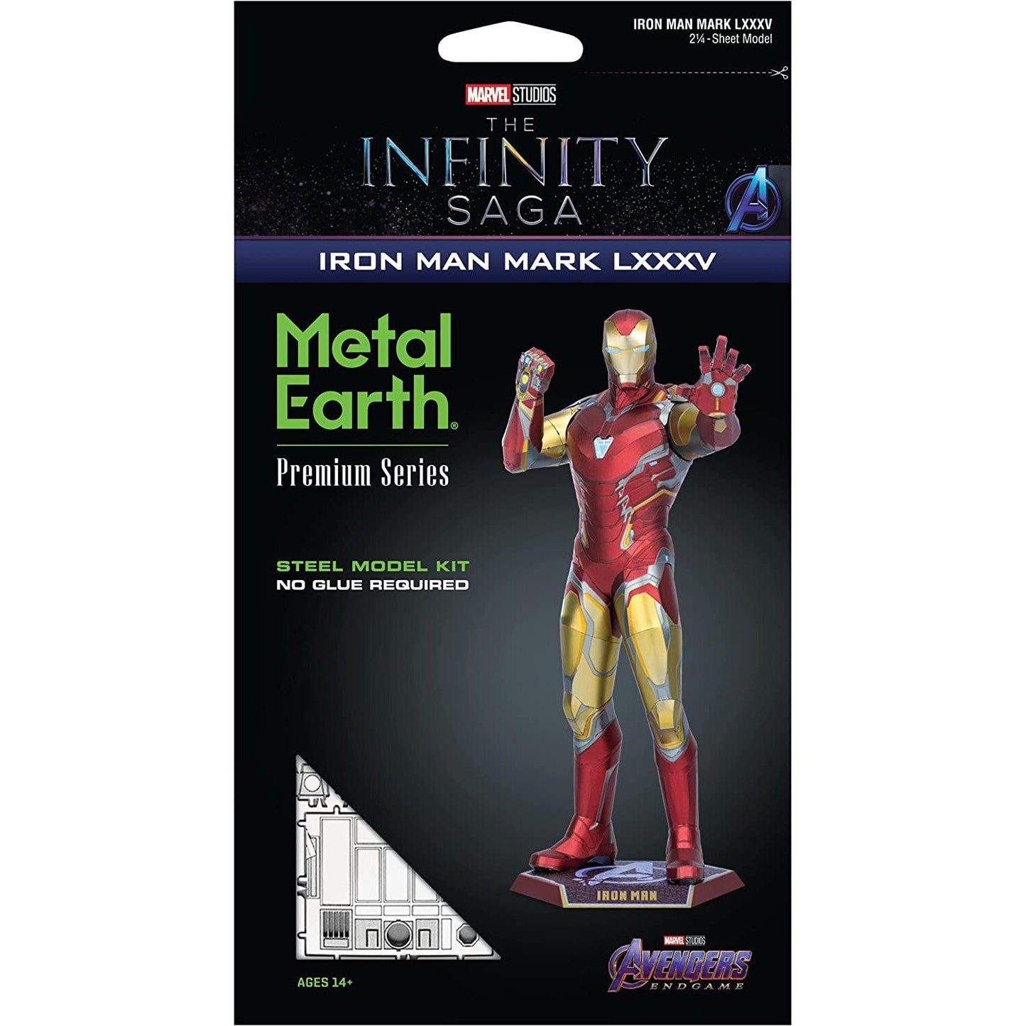Marvel Puzzle - Iron Man Mark LXXXV Premium 3D Steel Model Kit Metal Earth