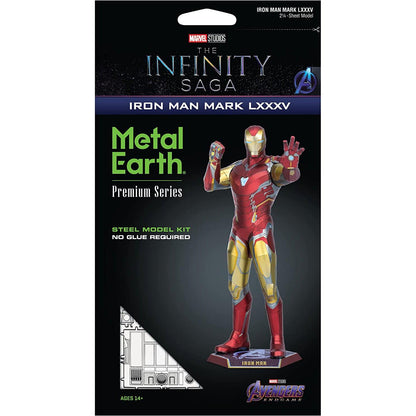 Marvel Puzzle - Iron Man Mark LXXXV Premium 3D Steel Model Kit Metal Earth