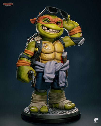 TMNT Figurine - Toon Michaelangelo (1:12 Scale)