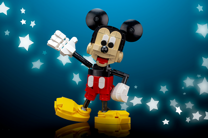 Disney Lego Set - The Magical Mouse MOC made using LEGO parts