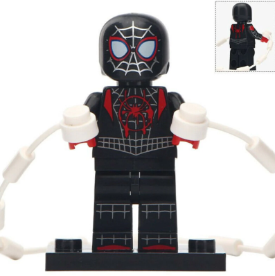 Marvel Lego Custom Minifigure - Miles Morales (Spider-Man)