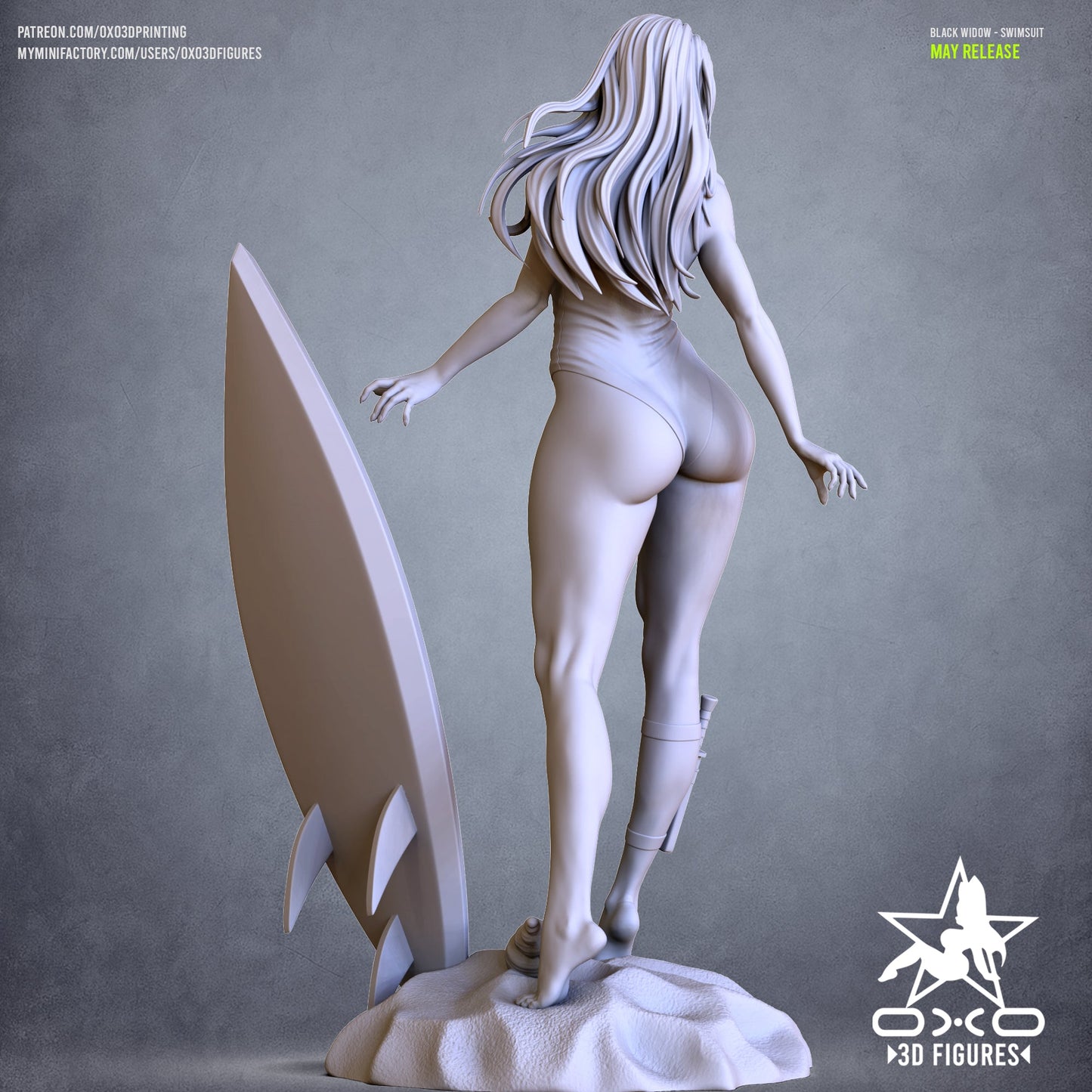 Marvel Comics Statue - Black Widow Swimsuit Edition (1:10 Scale, NSFW)