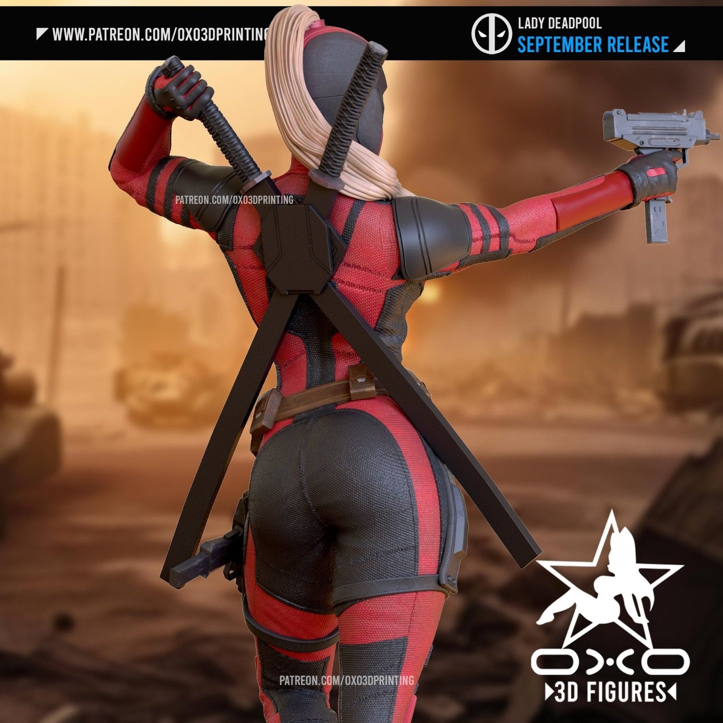 Marvel Comics Statue - Lady Deadpool (1:10 Scale, NSFW)