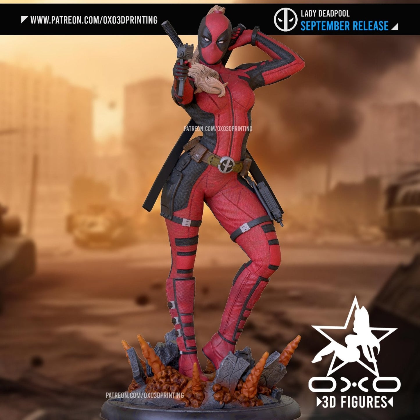 Marvel Comics Statue - Lady Deadpool (1:10 Scale, NSFW)