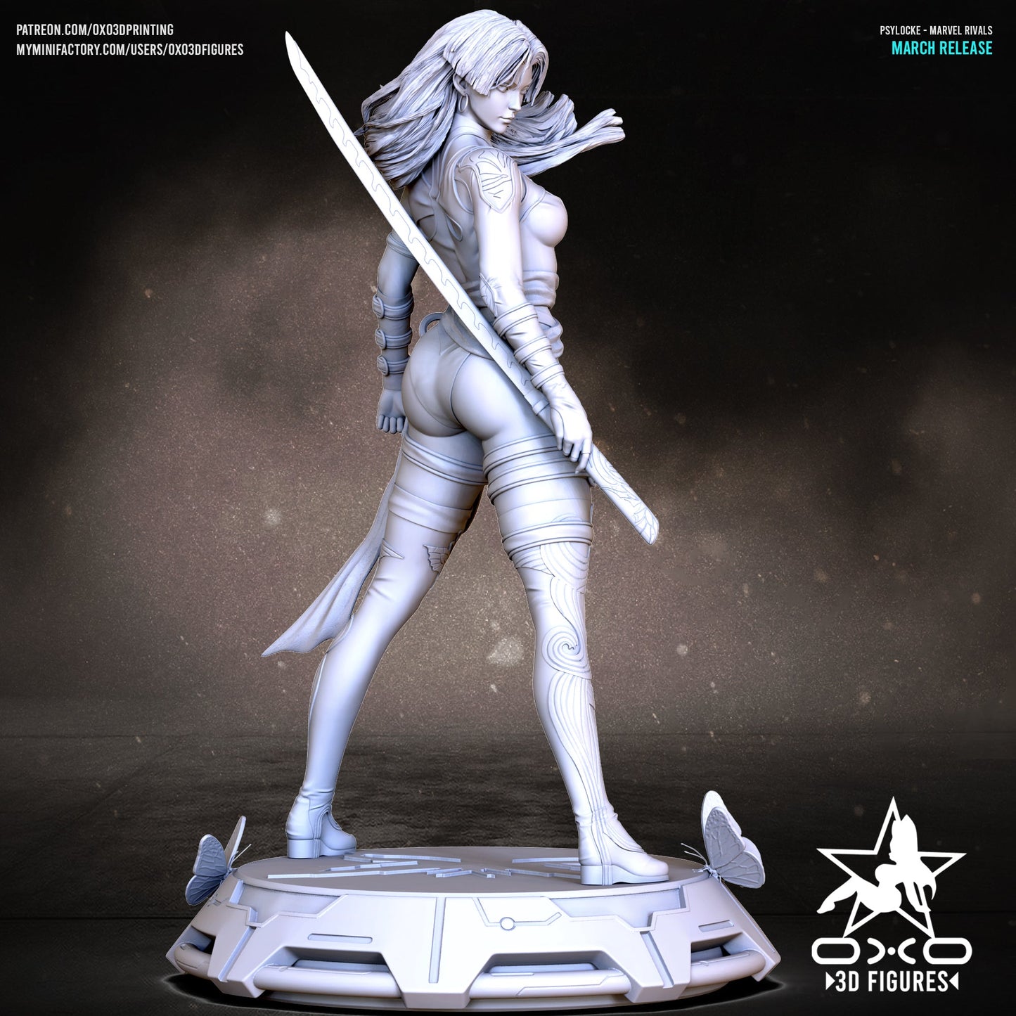 Marvel Comics Statue - Psylocke  - Marvel Comics (1:10 Scale, NSFW)