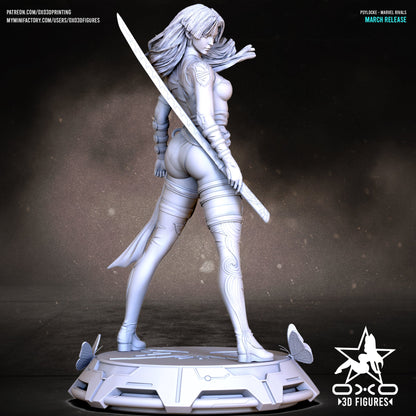 Marvel Comics Statue - Psylocke  - Marvel Comics (1:10 Scale, NSFW)