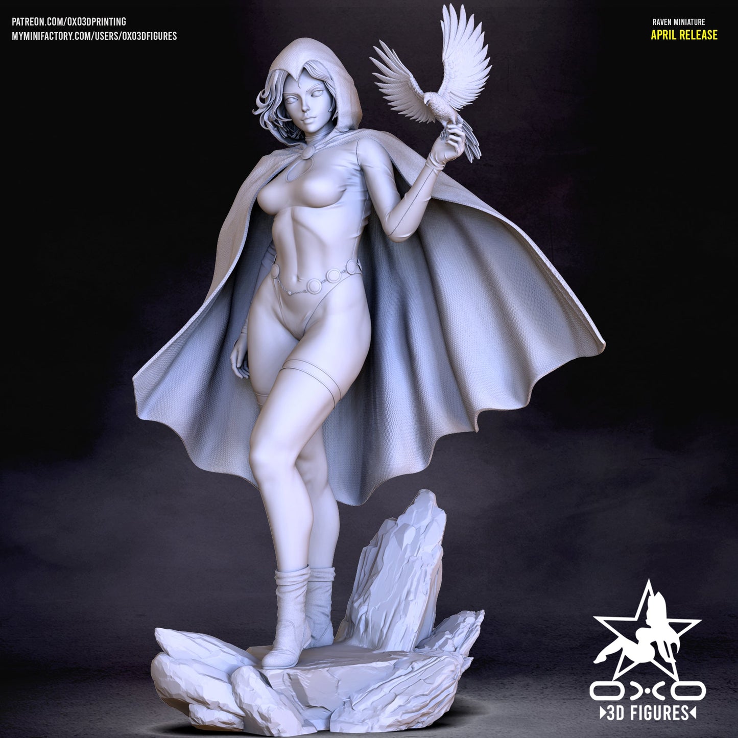 DC Comics Statue - Raven - Teen Titans (1:10 Scale, NSFW)