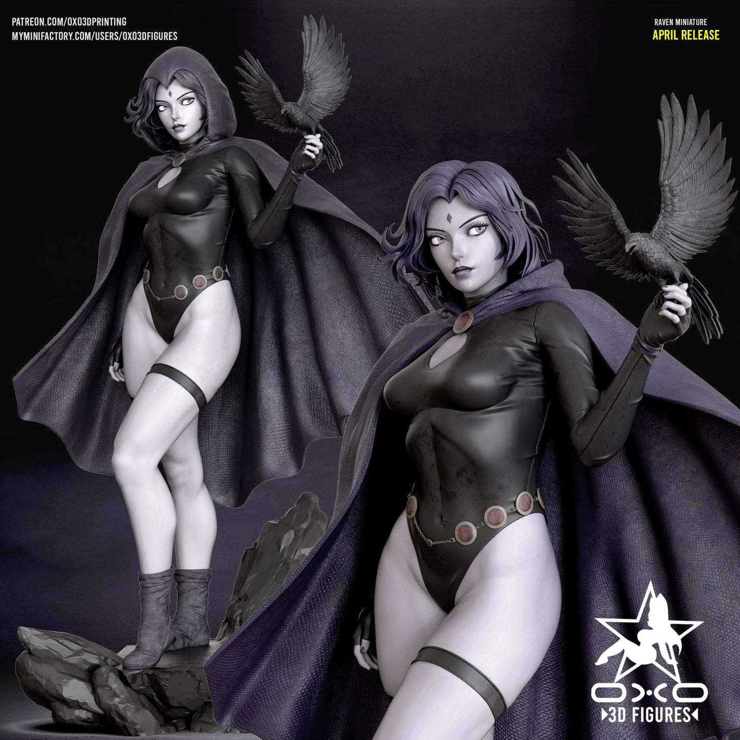 DC Comics Statue - Raven - Teen Titans (1:10 Scale, NSFW)
