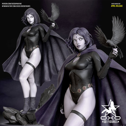 DC Comics Statue - Raven - Teen Titans (1:10 Scale, NSFW)