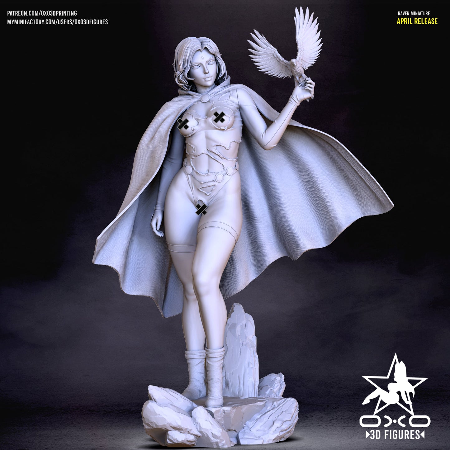 DC Comics Statue - Raven - Teen Titans (1:10 Scale, NSFW)