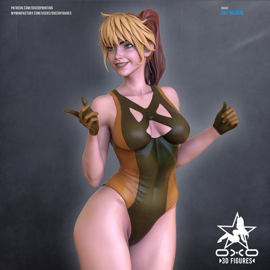 Marvel Comics Statue - Rogue Swimsuit Edition (1:10 Scale, NSFW)