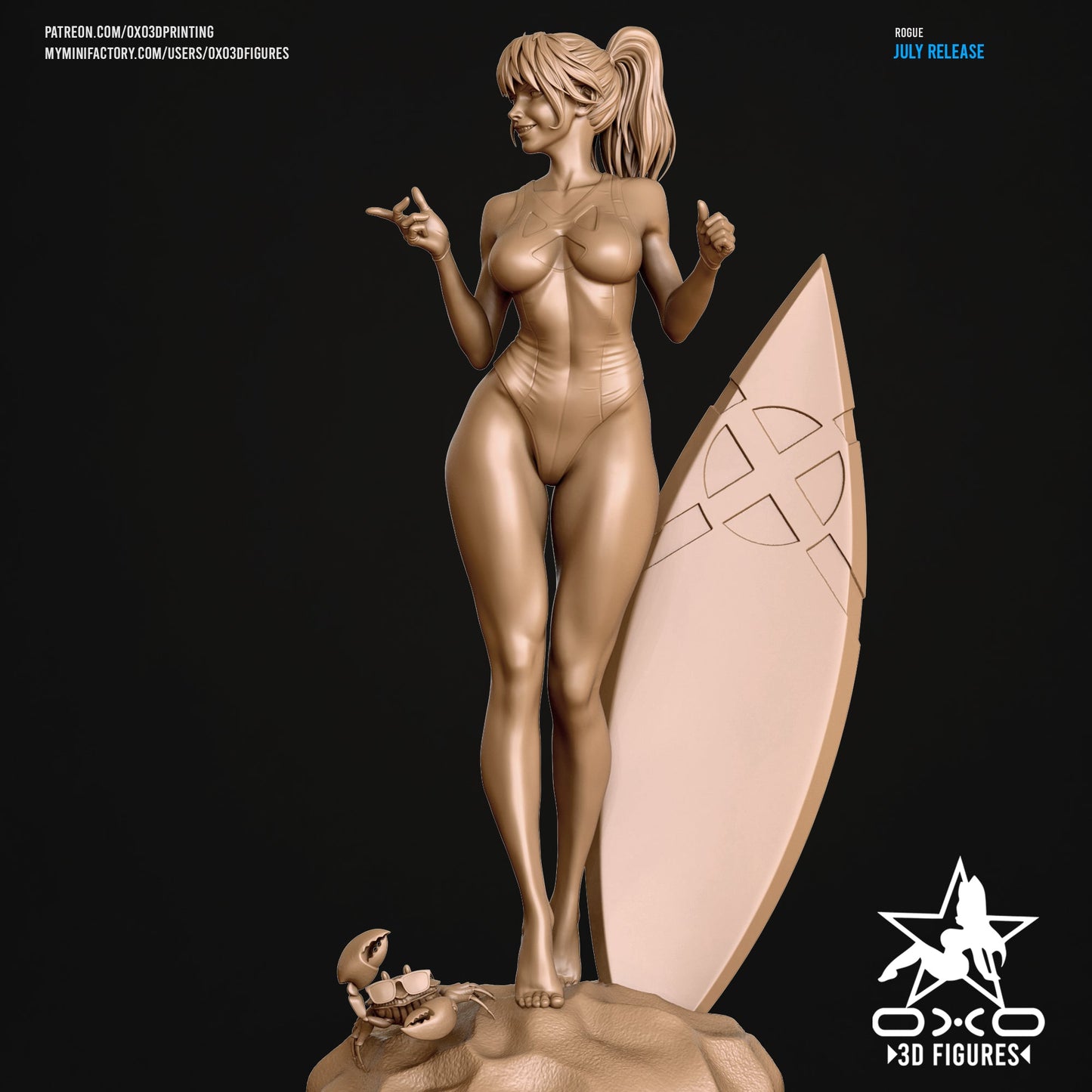 Marvel Comics Statue - Rogue Swimsuit Edition (1:10 Scale, NSFW)