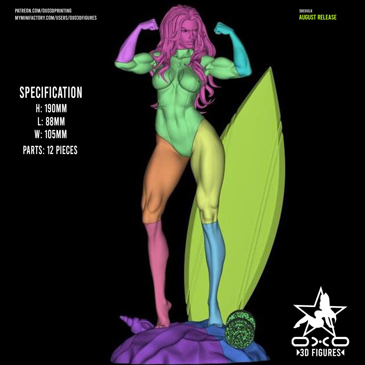 Marvel Comics Statue - She Hulk Swimsuit Edition (1:10 Scale, NSFW)