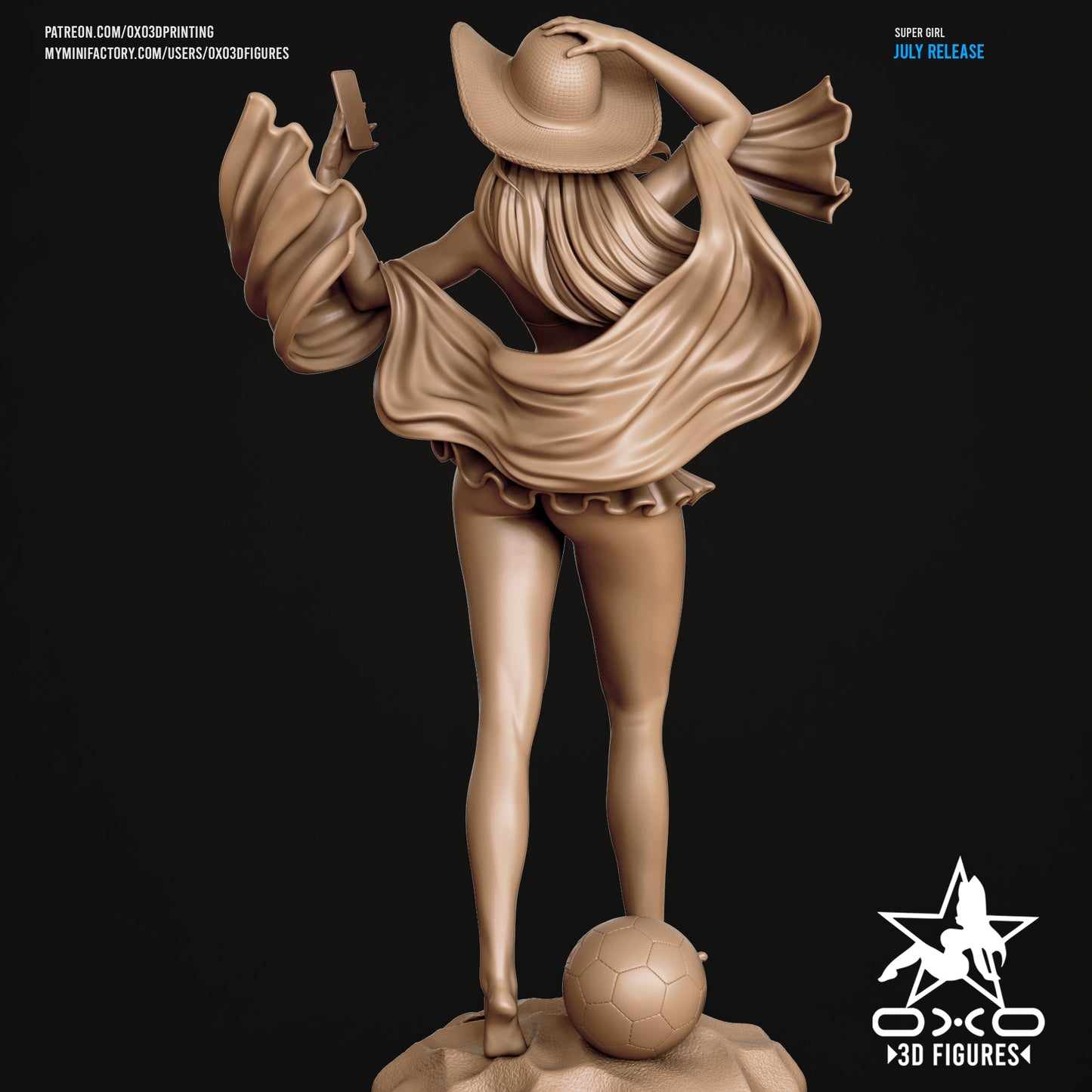 DC Comics Statue - Supergirl Swimsuit Edition (1:10 Scale, NSFW)