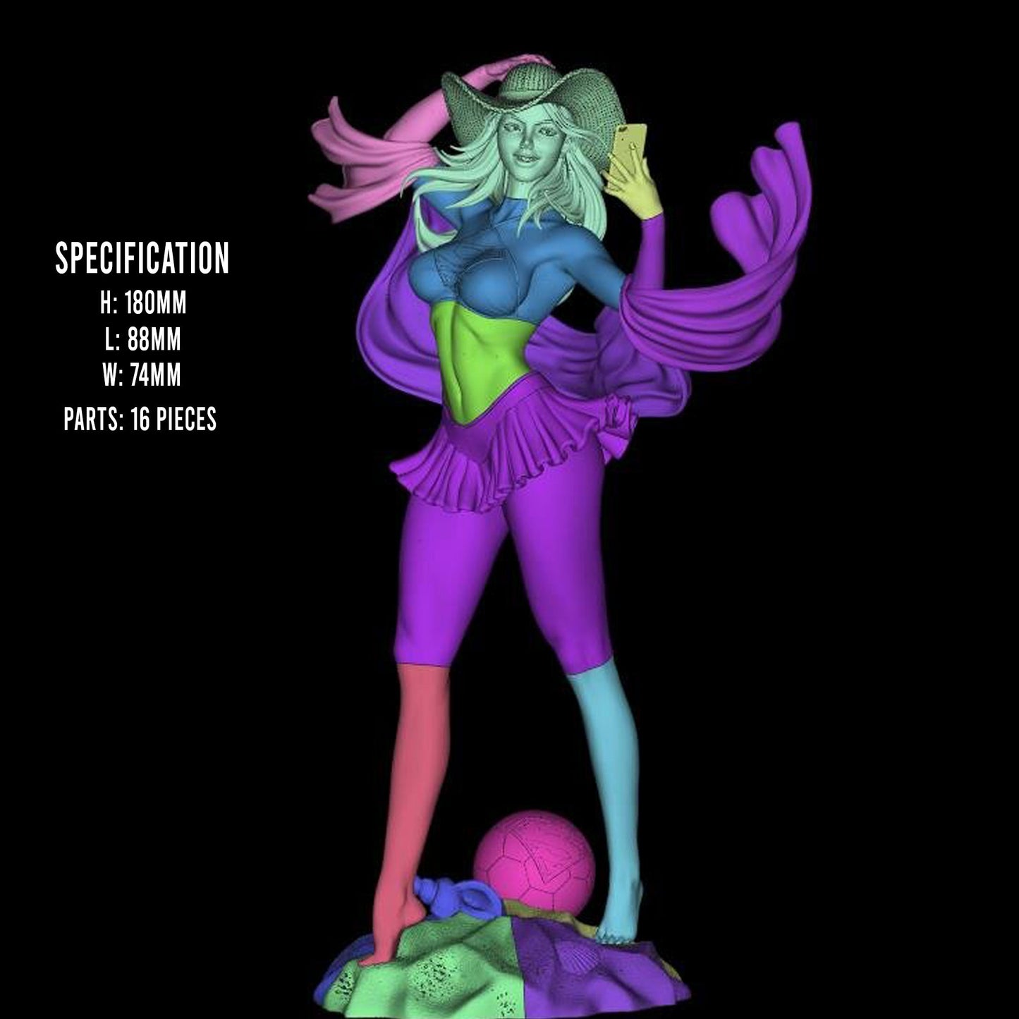 DC Comics Statue - Supergirl Swimsuit Edition (1:10 Scale, NSFW)