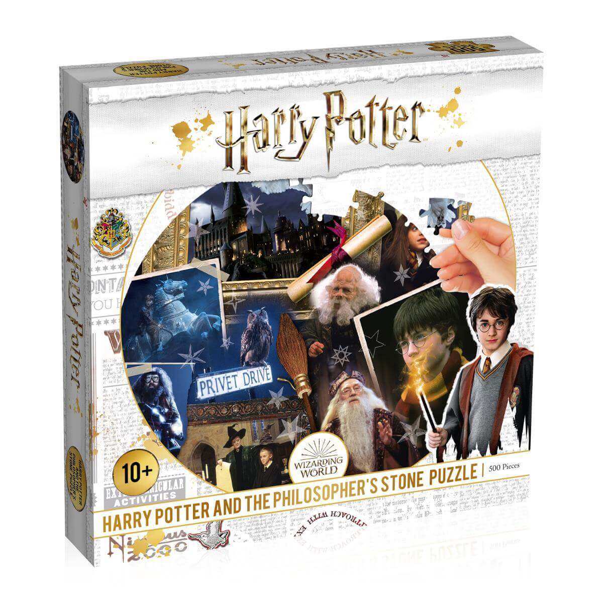 Harry Potter Puzzle - Philosopher’s Stone 500 Piece Round Jigsaw Puzzle Top Trumps