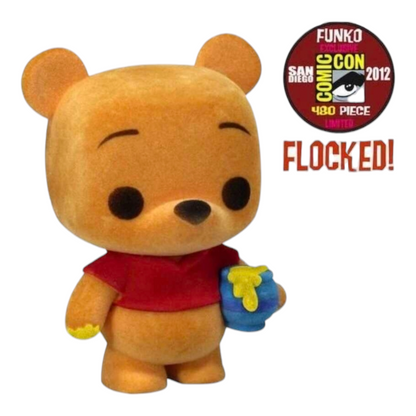 Disney Funko Pop! - Winnie the Pooh (Flocked) #32 SDCC LE480 PSA 7.0 Graded and Encapsulated