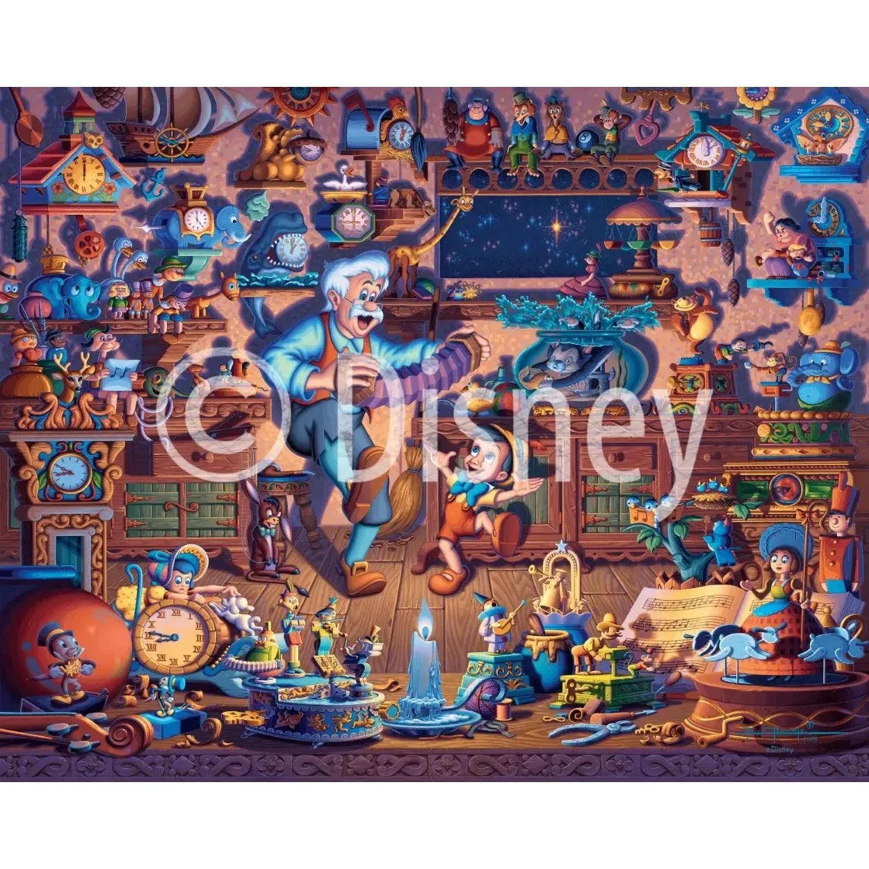 Disney Puzzle - Pinocchio Dreams Come True 500 Piece Jigsaw Puzzle Disney x Dowdle